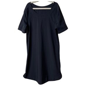 Ivivva black super lightweight tee dress short sleeve sz 12